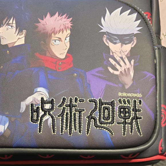 NWT Loungefly X Jujutsu Kaisen 10" Backpack Year One Class Anime - Picture 2 of 8